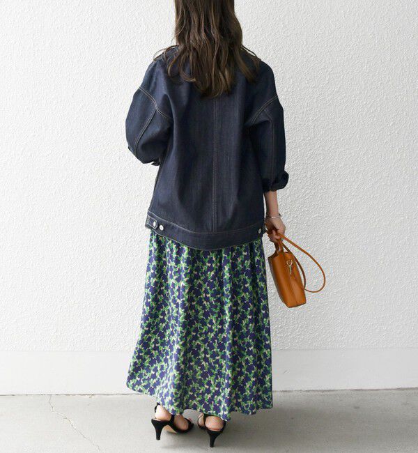 SHIPS any「《一部予約》SHIPS any: ノーカラー デニム ブルゾン［SHIPS any DENIM］」|デニムジャケット|