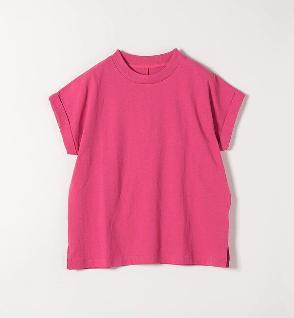 SHIPS any「SHIPS any:〈抗菌防臭/洗濯機可能〉USAコットン フレンチスリーブ TEE」|Tシャツ・カットソー|
