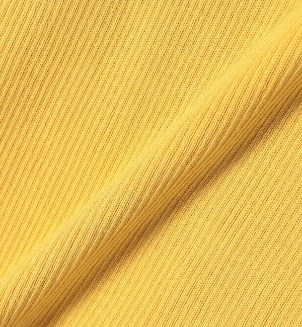 quaranciel「quaranciel:〈手洗い可能〉コットン タートルネック リブ ニット」|ニット・セーター|