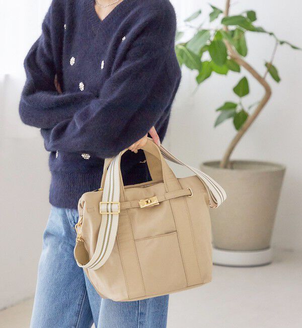 SHIPS for women「【WEB限定】パーテーション ライン テープ バッグ」|ショルダー・メッセンジャー|