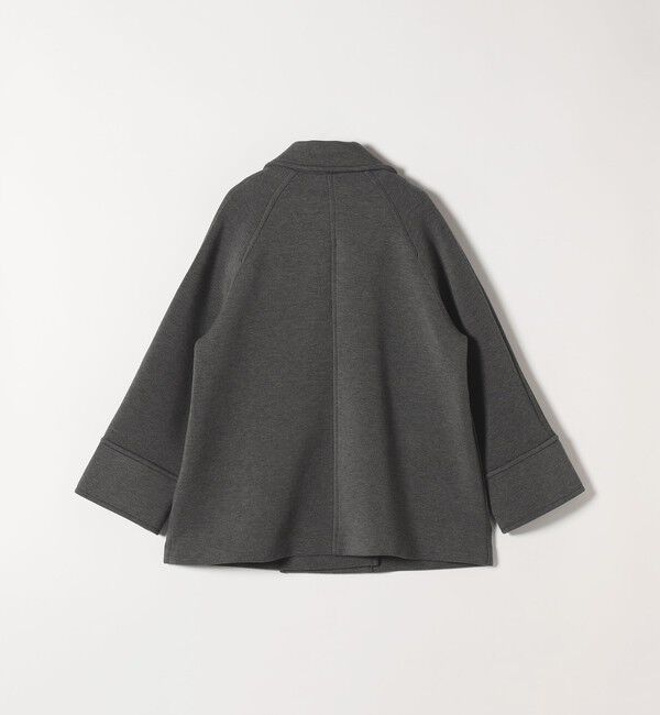 quaranciel「《一部追加予約》quaranciel:〈手洗い可能〉ダンボール ステンカラー ジャケット コート」|ステンカラーコート|