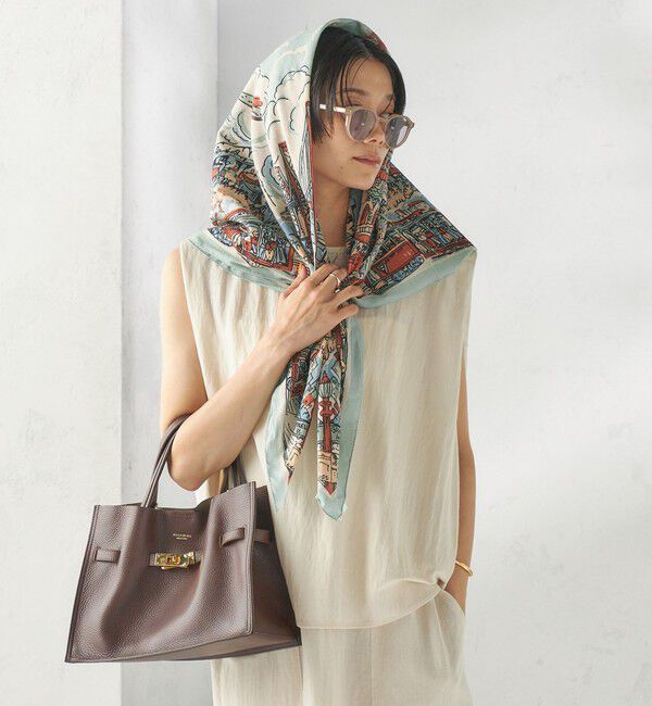 SHIPS for women「BINDU: スカーフ 100&times;100」|バンダナ・スカーフ|