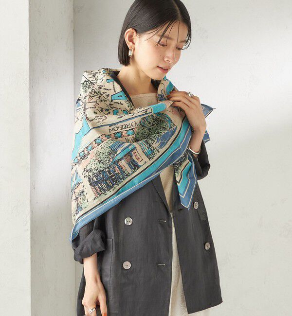 SHIPS for women「BINDU: スカーフ 100&times;100」|バンダナ・スカーフ|