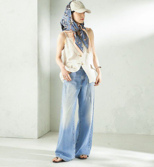 SHIPS for women「BINDU: スカーフ 100&times;100」|バンダナ・スカーフ|