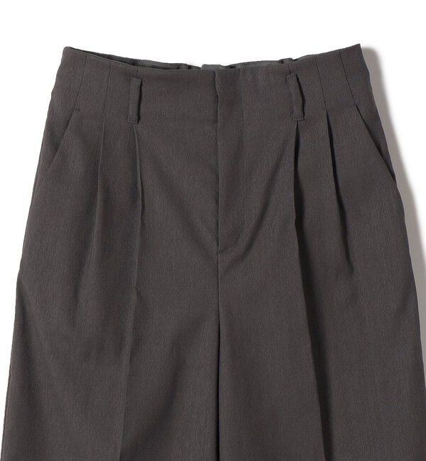 SHIPS for women「〈UVカット / 吸水速乾 / 手洗い可能〉綿麻混 オックス 2タック ストレート パンツ」|その他|