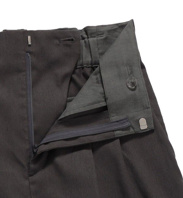 SHIPS for women「〈UVカット / 吸水速乾 / 手洗い可能〉綿麻混 オックス 2タック ストレート パンツ」|その他|