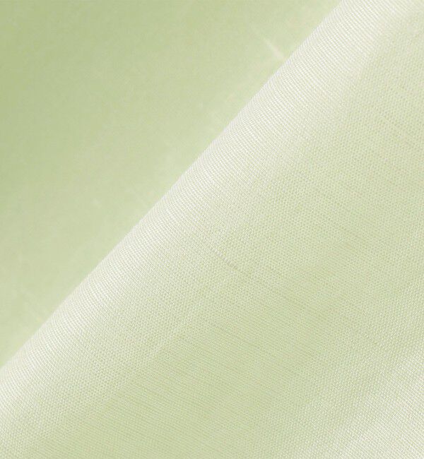 SHIPS for women「〈手洗い可能〉IMPERIAL LINEN 混 バンドカラー スキッパー シャツ」|シャツ・ブラウス|