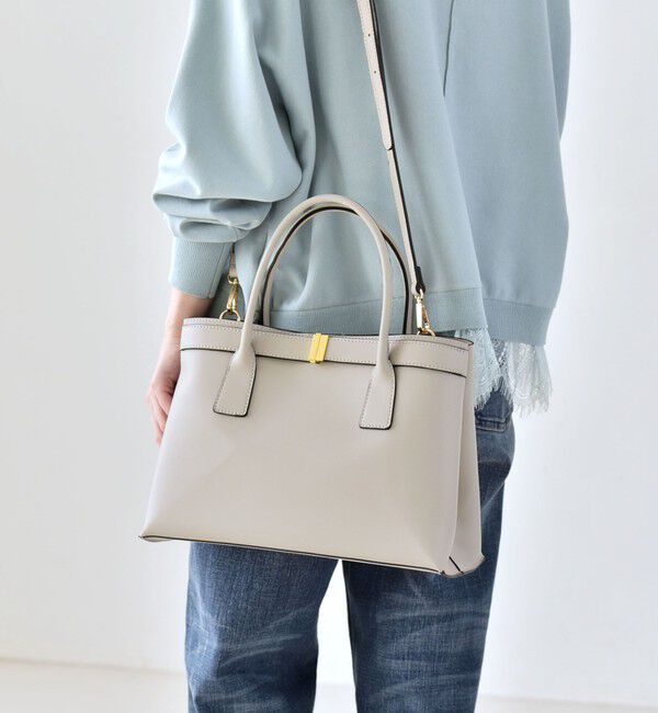 quaranciel「quaranciel: バックル 2way トート バッグ（A4対応）」|トートバッグ|