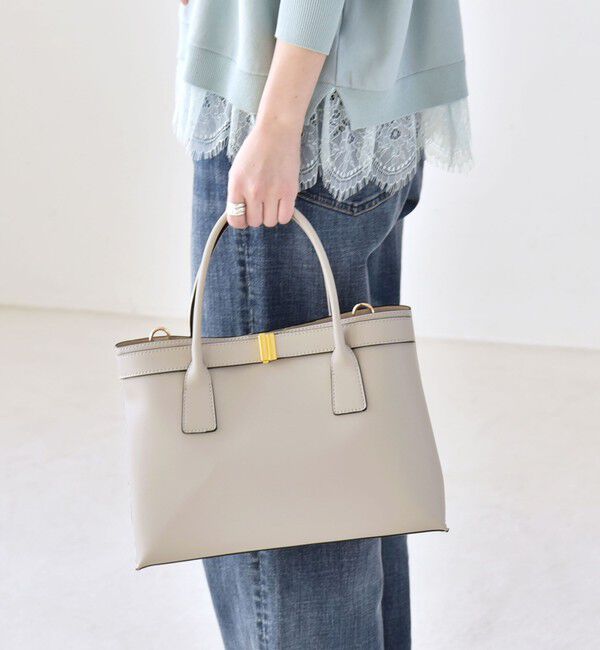 quaranciel「quaranciel: バックル 2way トート バッグ（A4対応）」|トートバッグ|