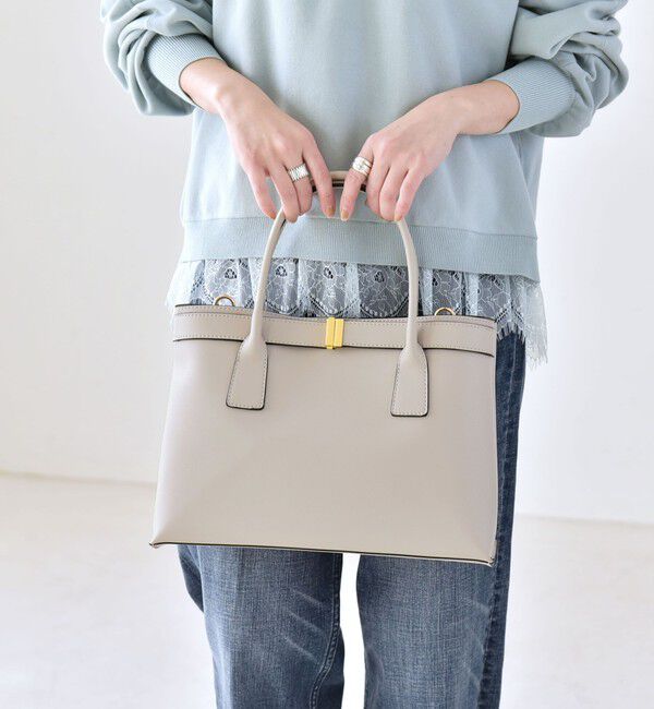 quaranciel「quaranciel: バックル 2way トート バッグ（A4対応）」|トートバッグ|