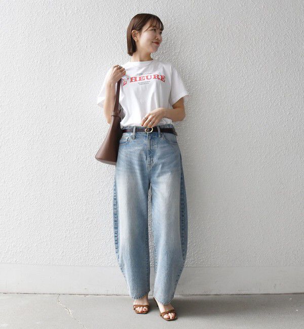 SHIPS any「TRICOMER:〈洗濯機可能〉フレンチ ロゴ プリント TEE」|Tシャツ・カットソー|