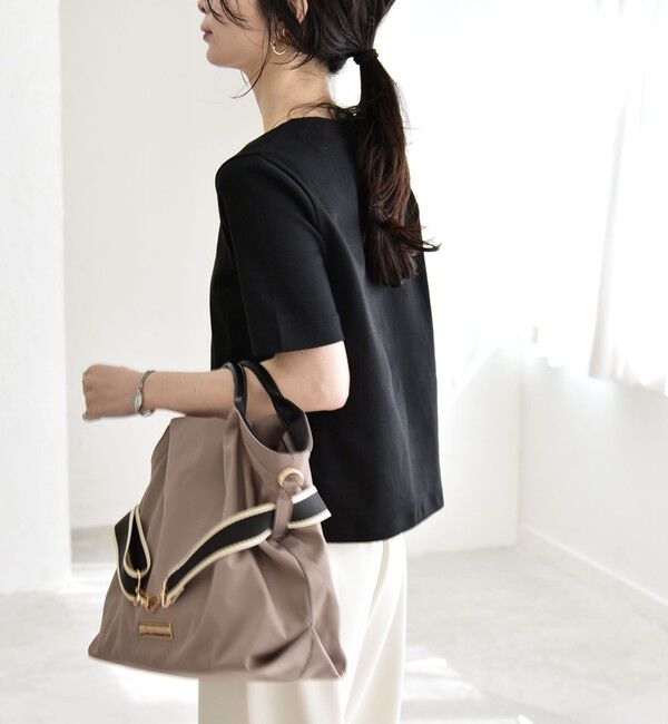 quaranciel「quaranciel:〈接触冷感/汗染み防止加工/洗濯機可能〉ベーシック コンパクト TEE」|Tシャツ・カットソー|