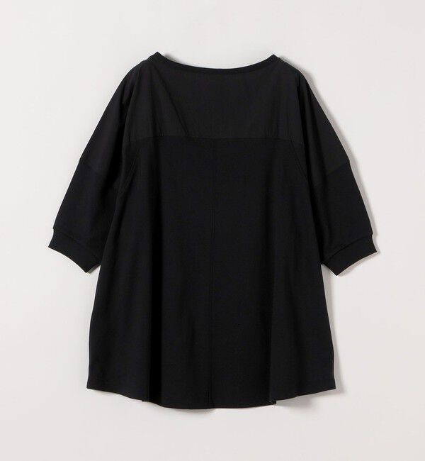 quaranciel「quaranciel:〈接触冷感/汗染み防止加工/洗濯機可能〉ドッキング Aライン カットソー」|Tシャツ・カットソー|