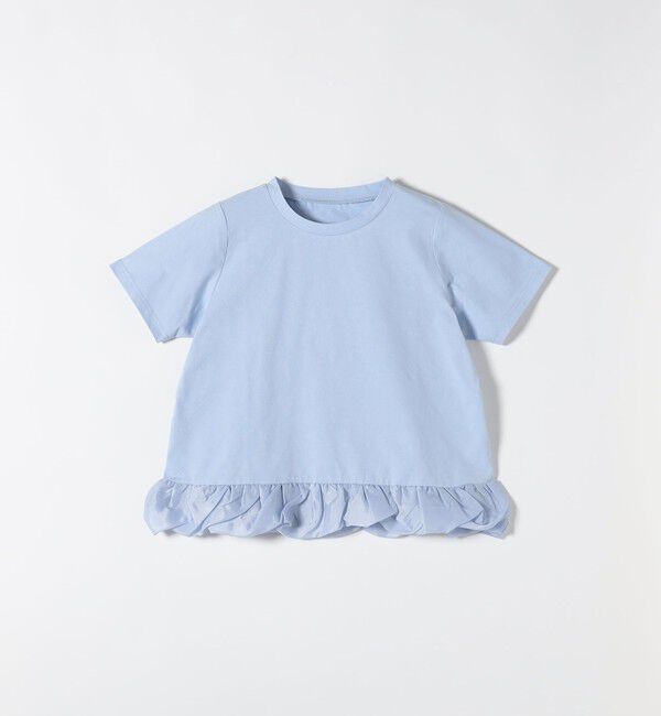 SHIPS any「SHIPS any:〈多機能/洗濯機可能〉マルチファンクション ドッキング ヘム コンパクト TEE」|Tシャツ・カットソー|