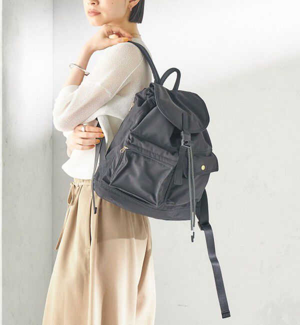 SHIPS for women「【WEB限定】Hyman Roth:〈撥水加工〉ドロスト バック パック」|リュック|