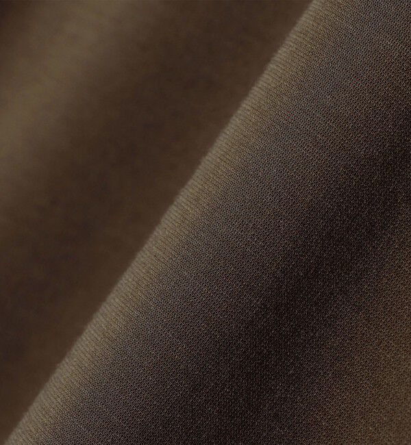 quaranciel「quaranciel:〈接触冷感/洗濯機可能〉シルク ミックス ポンチ ドロスト ポロ プルオーバー」|Tシャツ・カットソー|