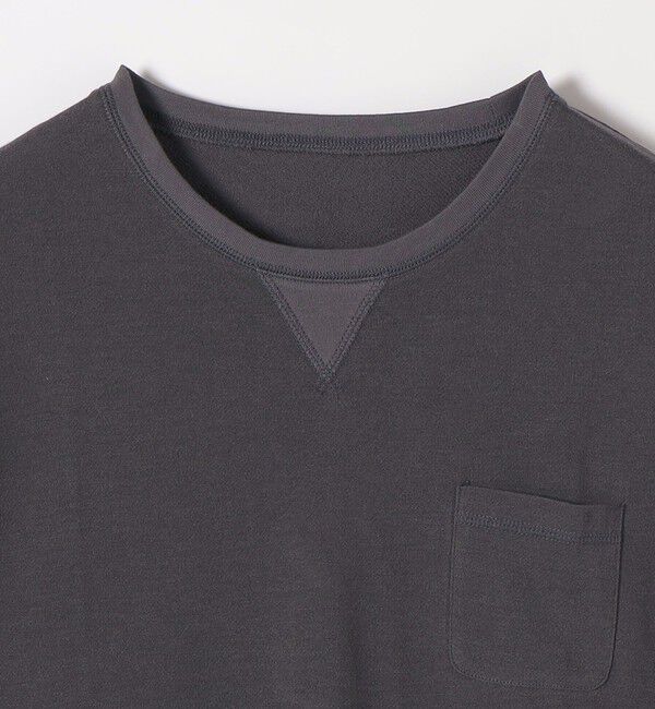 SHIPS any「SHIPS any:〈洗濯機可能〉シアー 裏毛 クルーネック フレンチ スリーブ TEE」|Tシャツ・カットソー|