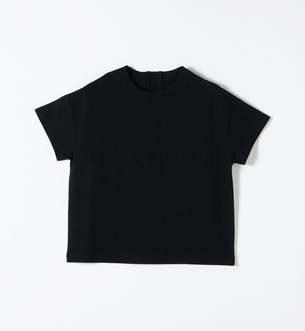 quaranciel「quaranciel:〈洗濯機可能〉ライト ポンチ バッグ ボタン ショートスリーブ TEE」|Tシャツ・カットソー|