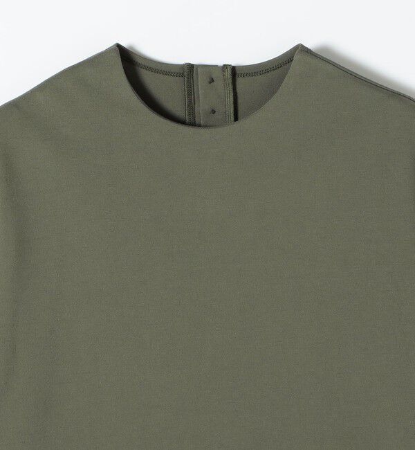 quaranciel「quaranciel:〈洗濯機可能〉ライト ポンチ バッグ ボタン ショートスリーブ TEE」|Tシャツ・カットソー|