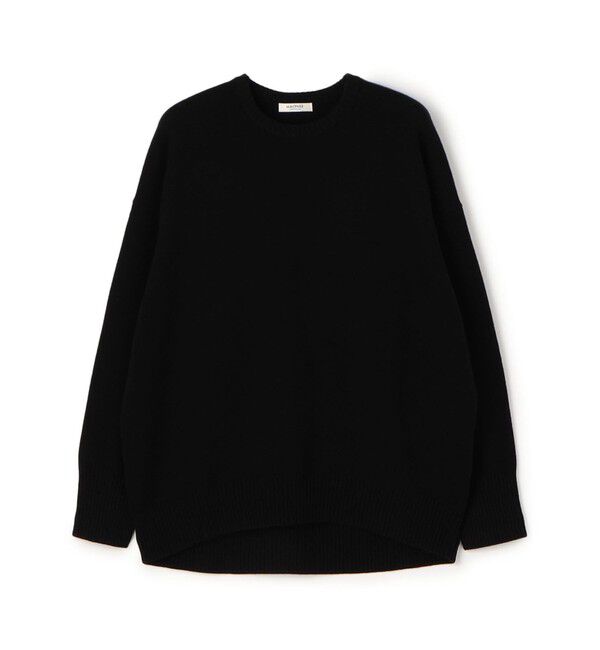 MACPHEE「NZ LAMBS クルーネックプルオーバー」|ニット・セーター|19 ブラック