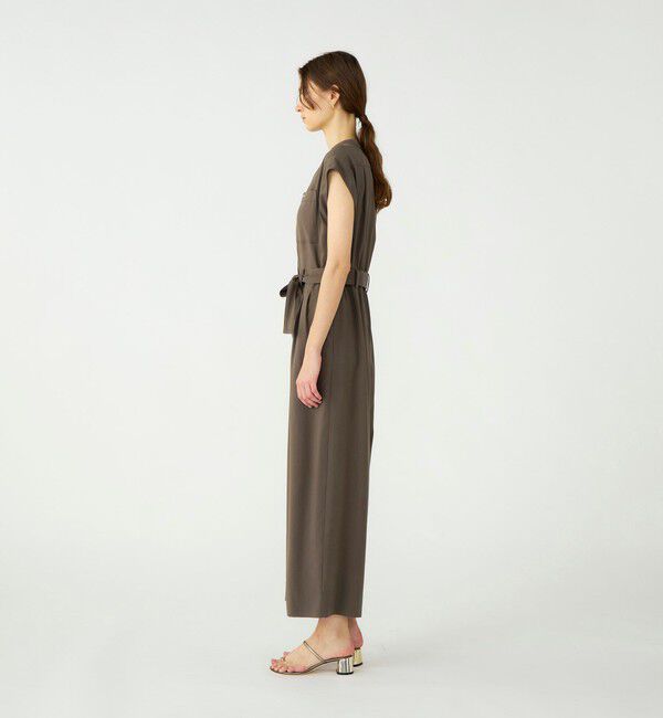 Ballsey「セルロースツイル スタンドカラーオールインワン」|オールインワン|