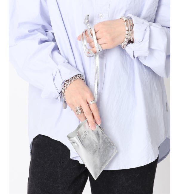  「【blancle/ ブランクレ】M.LETHER Minimini zip draw」|ショルダー・メッセンジャー|