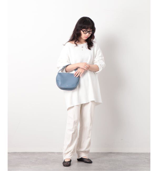  「【blancle/ ブランクレ】Semi circle small bag」|ハンドバッグ|