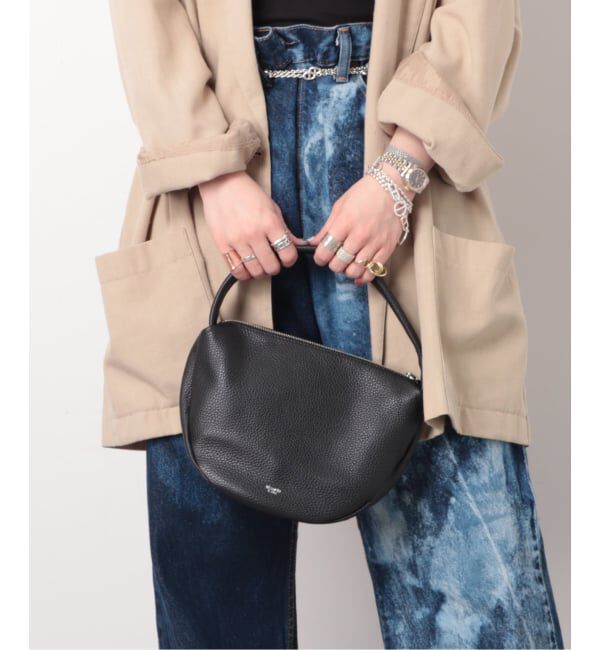  「【blancle/ ブランクレ】Semi circle small bag」|ハンドバッグ|