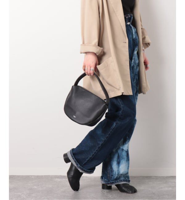  「【blancle/ ブランクレ】Semi circle small bag」|ハンドバッグ|