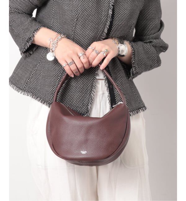  「【blancle/ ブランクレ】Semi circle small bag」|ハンドバッグ|