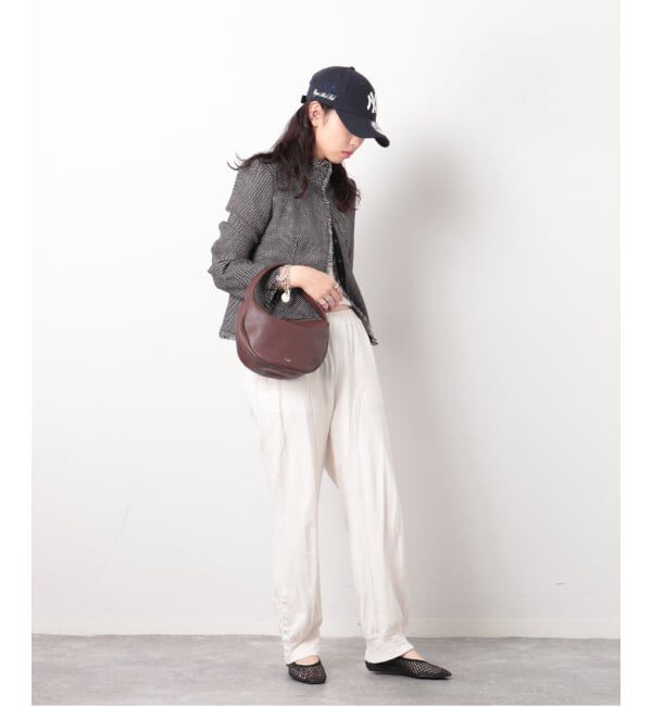  「【blancle/ ブランクレ】Semi circle small bag」|ハンドバッグ|
