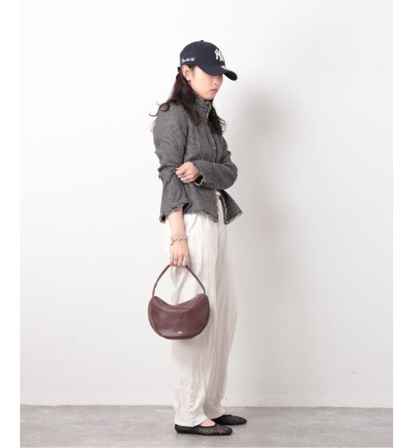  「【blancle/ ブランクレ】Semi circle small bag」|ハンドバッグ|