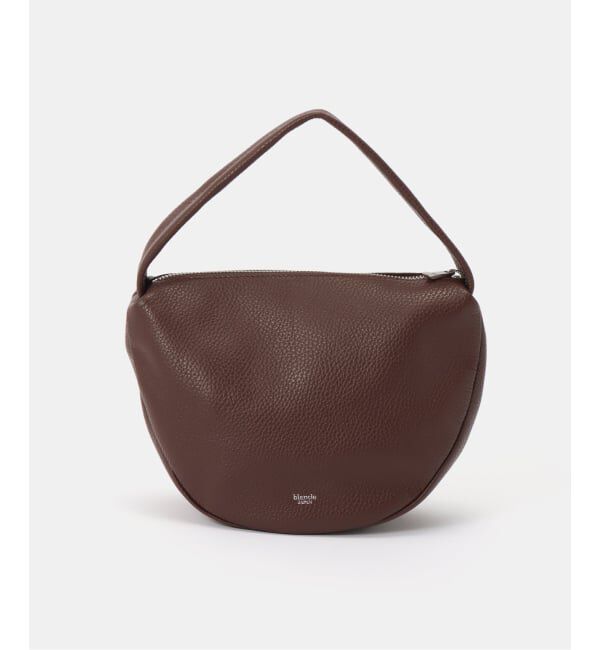  「【blancle/ ブランクレ】Semi circle small bag」|ハンドバッグ|ブラウン
