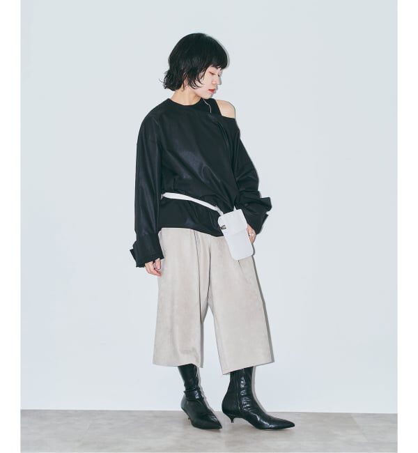  「FAUX SUEDE SHORTS：ハーフパンツ」|その他|