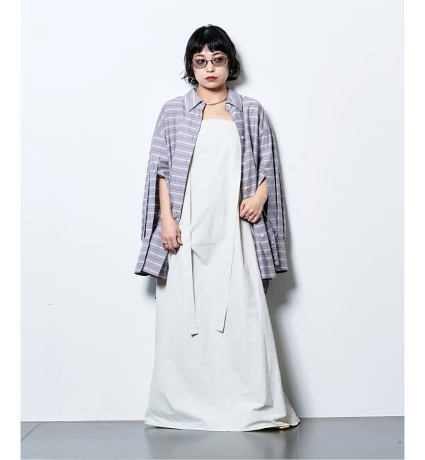  「BELTED STRAP DRESS：ワンピース」|ワンピース|