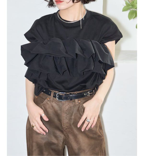  「RUFFLE Tシャツ」|Tシャツ・カットソー|