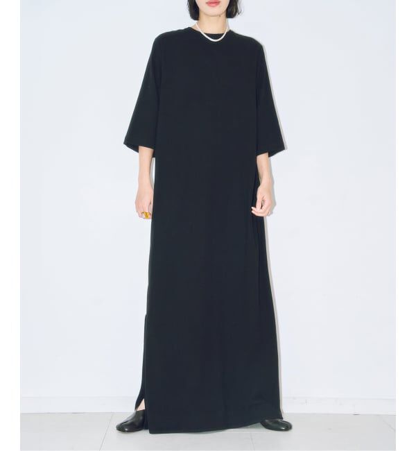  「《追加2》ASA LIKE KAFTAN LEAN DRESS：ワンピース」|ワンピース|ブラック