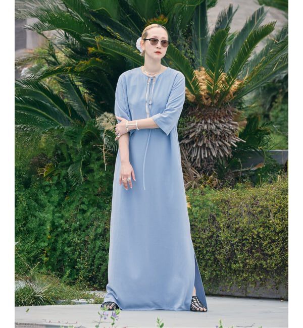  「《追加2》ASA LIKE KAFTAN LEAN DRESS：ワンピース」|ワンピース|