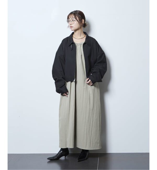  「GATHER SLEEVE DRESS：ワンピース」|ワンピース|