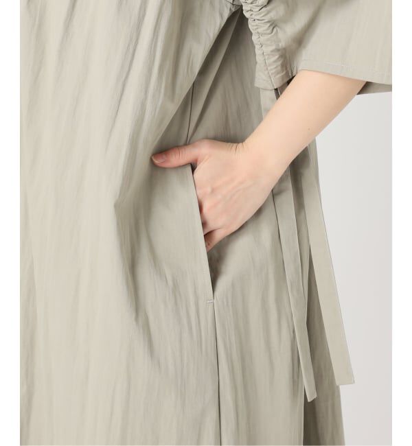  「GATHER SLEEVE DRESS：ワンピース」|ワンピース|