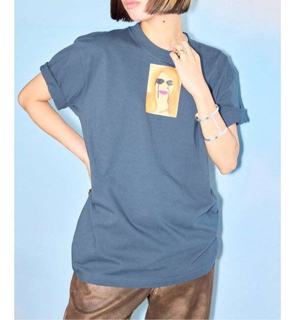  「CREATIVE GROWTH ARTIST TEE：Tシャツ」|Tシャツ・カットソー|ネイビー