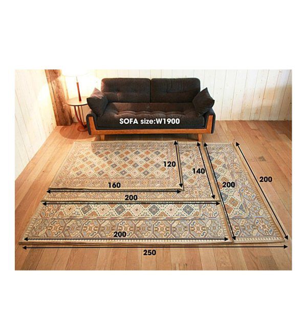 journal standard Furniture「PICFAIR RUG 200x250　ピクフェアラグ」|その他|