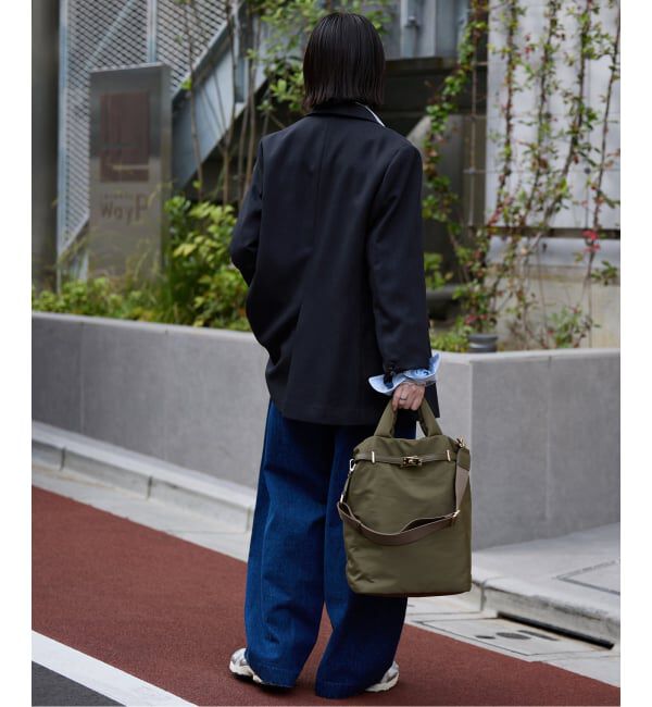 SLOBE IENA「《セットアップ対応可/追加2》ウォッシャブルツイルダブルジャケット」|テーラードジャケット|
