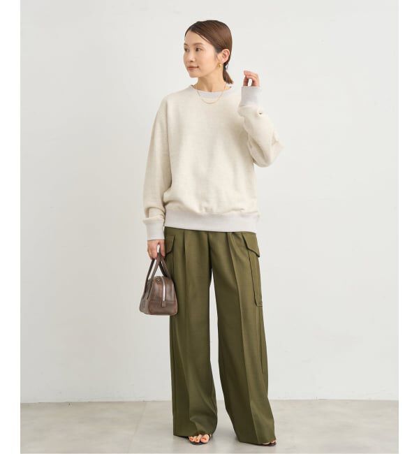 IENA「《追加2》LOOPWHEELER for IENA 別注 C/N SWEAT スウェット」|スウェット・ジャージ|