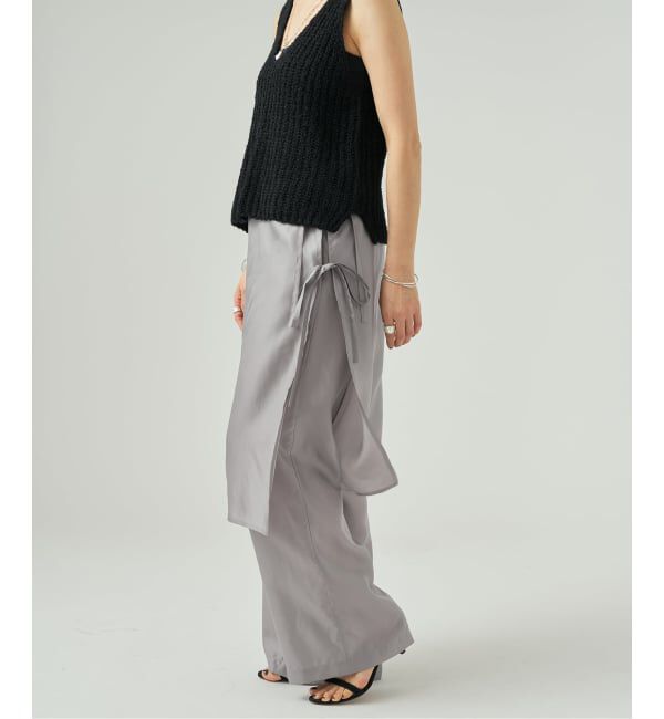 VERMEIL par iena「INSCRIRE アンスクリア Cupro Layered パンツ I26SS-PT186」|その他|