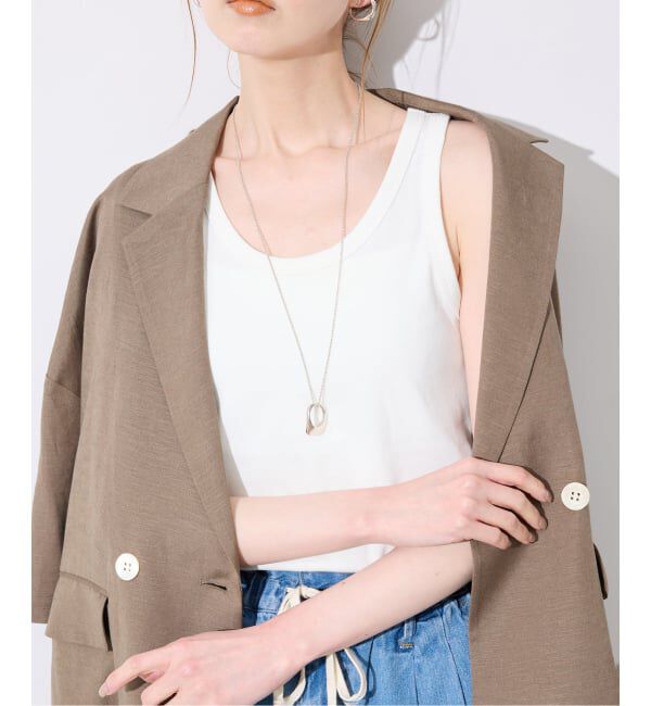 SLOBE IENA「《追加3》basic タンクトップ」|タンクトップ|