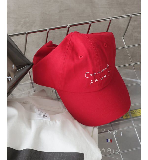 SLOBE IENA「Lundi SLOBE別注 ロゴCAP」|キャップ・キャスケット|