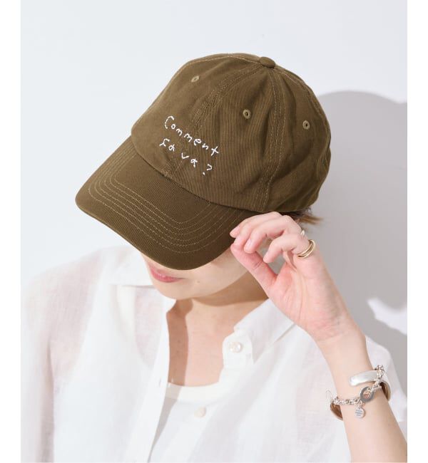 SLOBE IENA「Lundi SLOBE別注 ロゴCAP」|キャップ・キャスケット|