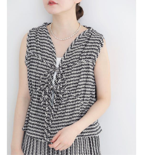 IENA「《WEB限定/追加》PALIT/パリット JULIA BLOUSE ブラウス 61OT23」|シャツ・ブラウス|ブラック A