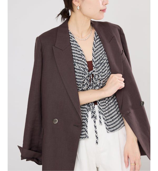 IENA「《WEB限定/追加》PALIT/パリット JULIA BLOUSE ブラウス 61OT23」|シャツ・ブラウス|